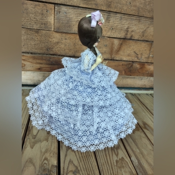 Vintage Big Eyes Pose Doll Made in Korea Southern Belle 60s 70s - Picture 4 of 11